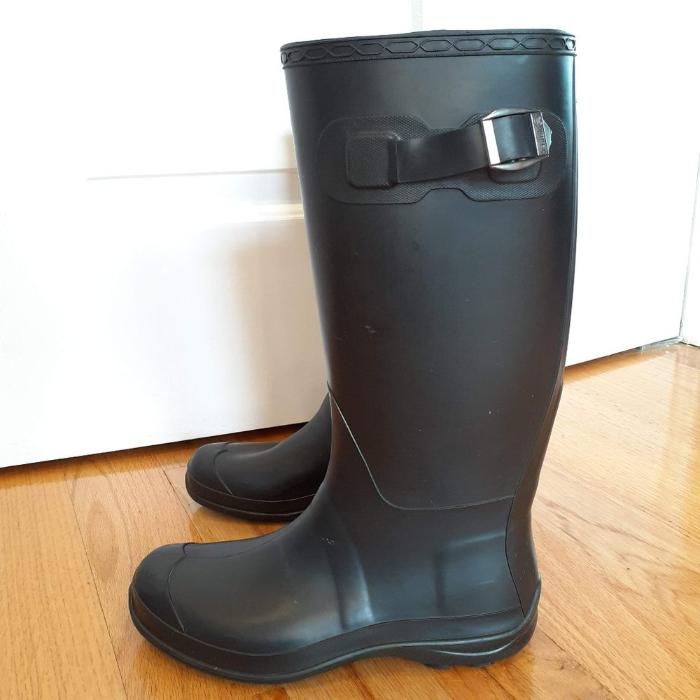 Tall Black Rain Boots